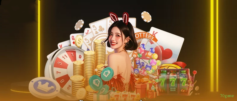 Aplicativo móvel 70game para iOS e Android